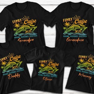 Family Cruise 2025 Shirt,Personalized Family Cruise 2025 Shirt,2025 Custom Family Cruise Tee,Matching Family Cruise Trip Shirt,Cruise Shirt