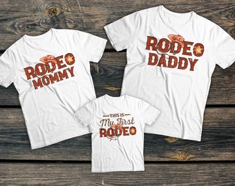 First Rodeo Birthday Shirt: Cowboy Cowgirl Western Outfit