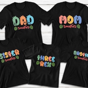 MamaSaurus DadaSaurus Tees, Matching Family Dinosaur Birthday Shirts, Kids Dino Tee, Mommy and Me Family Tees, Mom Dad Dino Tees