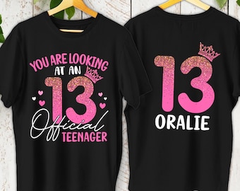 Official Teenager T-Shirt: 13th Birthday Gift