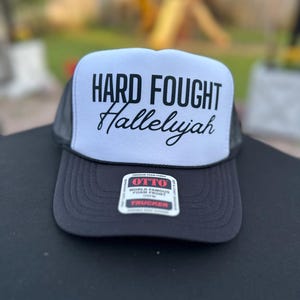 Hard Fought Hallelujah Otto Foam Trucker Hat image 1