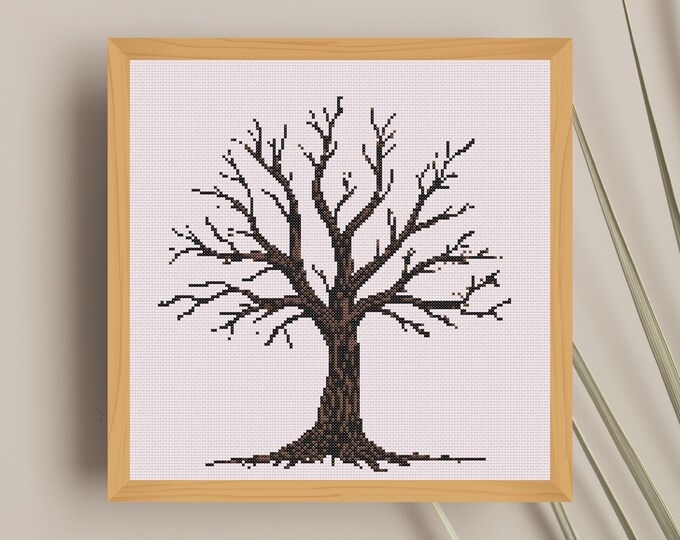 Temperature Tree Pattern Temperature Tree Cross Stitch Pattern PDF INSTANT DOWNLOAD - Etsy Israel