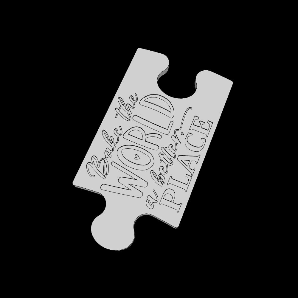 Full of Life Cutting Board Stl File Kitchen Utensil Stl File DIY 3D