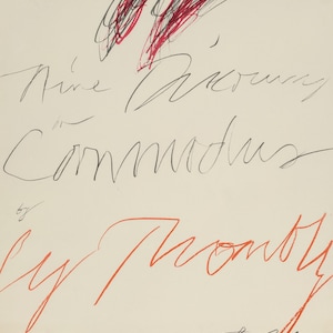 Cy Twombly, &#39;Nine Discourses on Commodus&#39;, Fine art print, Various sizes