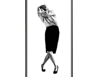 Robert Longo, GIANT SIZE, &#39;Men in the Citees, No.1&#39;, Fine Art Print, Extra Large Size, 44x79 inches