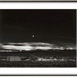 Ansel Adams, &#39;Moonrise&#39;, Fine-art-print, verschillende maten