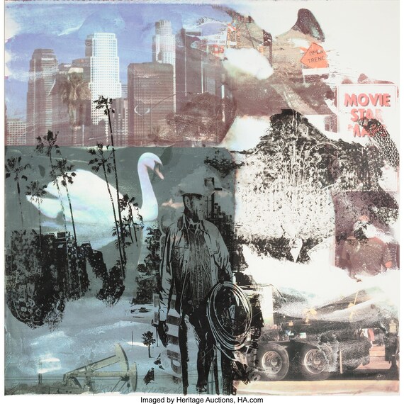 額装品/Collage/ロバート ラウシェンバーグ/ポスター/アート