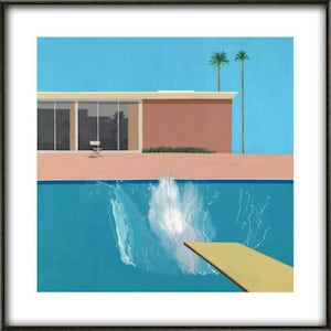 David Hockney, 'Bigger Splash', stampa artistica, varie dimensioni