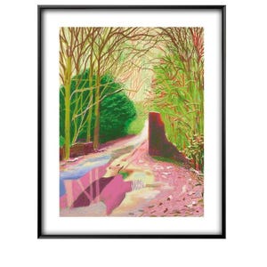 David Hockney, 'Arrival of Spring', Kunstdruck, verschiedene Größen