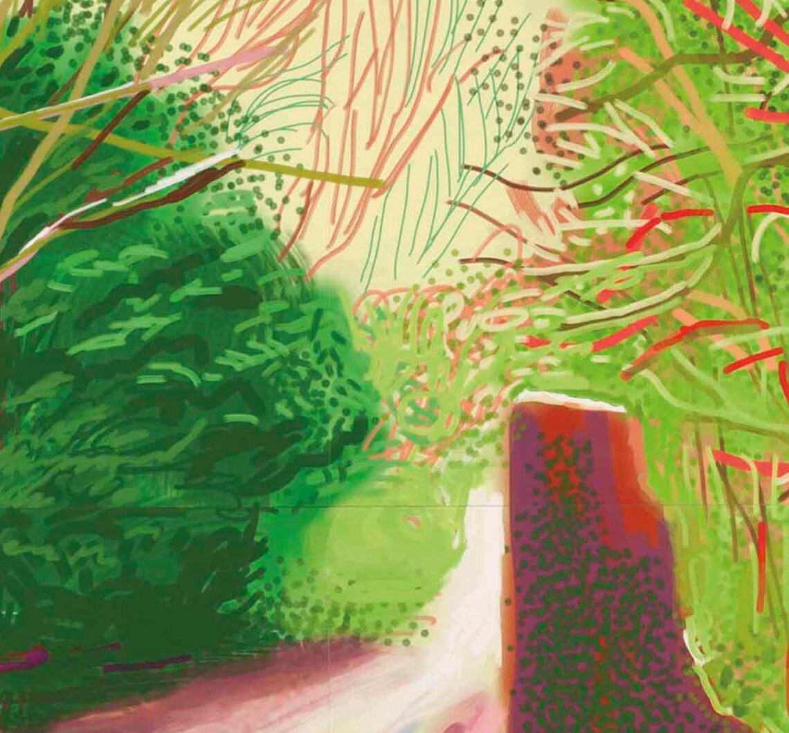 David Hockney, 'arrival of Spring', Fine Art Print, Various Sizes - Etsy UK