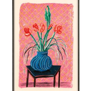 David Hockney, 'Amaryllis en jarrón', Impresión artística, Varios tamaños