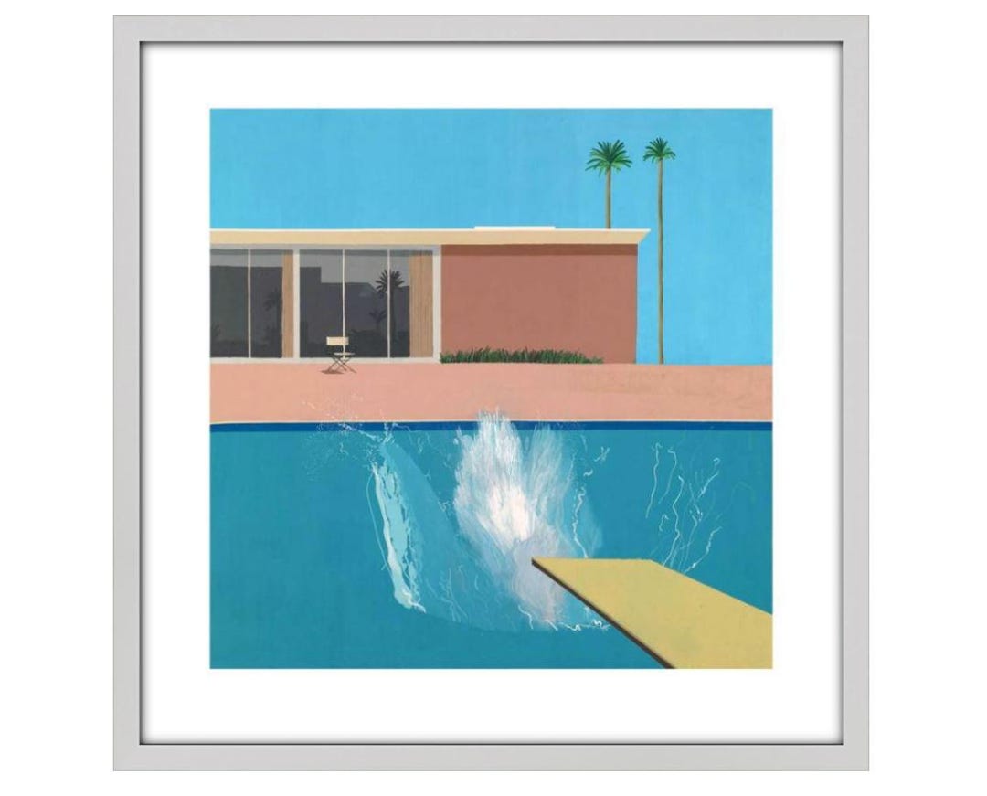 David Hockney, 'bigger Splash', Fine Art Print, Various Sizes - Etsy