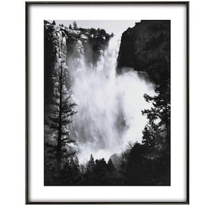 Ansel Adams, &#39;Bridalveil Falls&#39;, Fine-art-print, verschillende maten