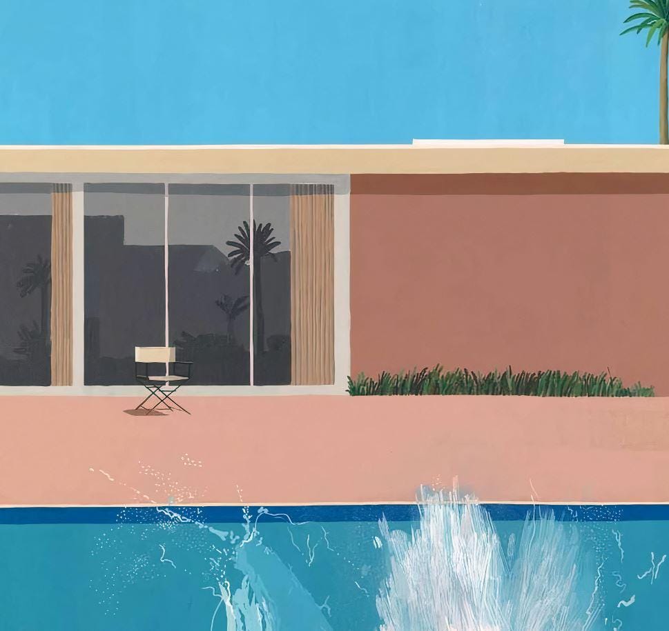 デイヴィッド・ホックニー、「Bigger Splash」、ファインアート