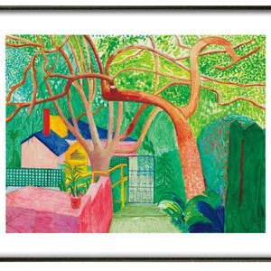 David Hockney, 'Green Garden', Stampa artistica, Varie dimensioni