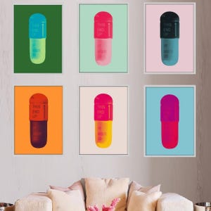 Damien Hirst, 'Pill Prints', Stampe artistiche, 6 opzioni