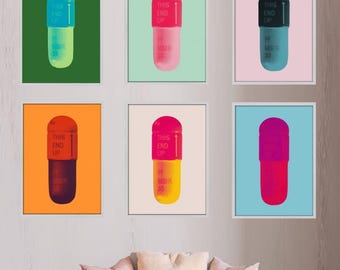 Damien Hirst, &#39;Pill Prints&#39;, Fine art prints, 6 options