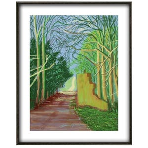 David Hockney, 'Arrival of Spring, Green', Fine Art Print, verschiedene Größen