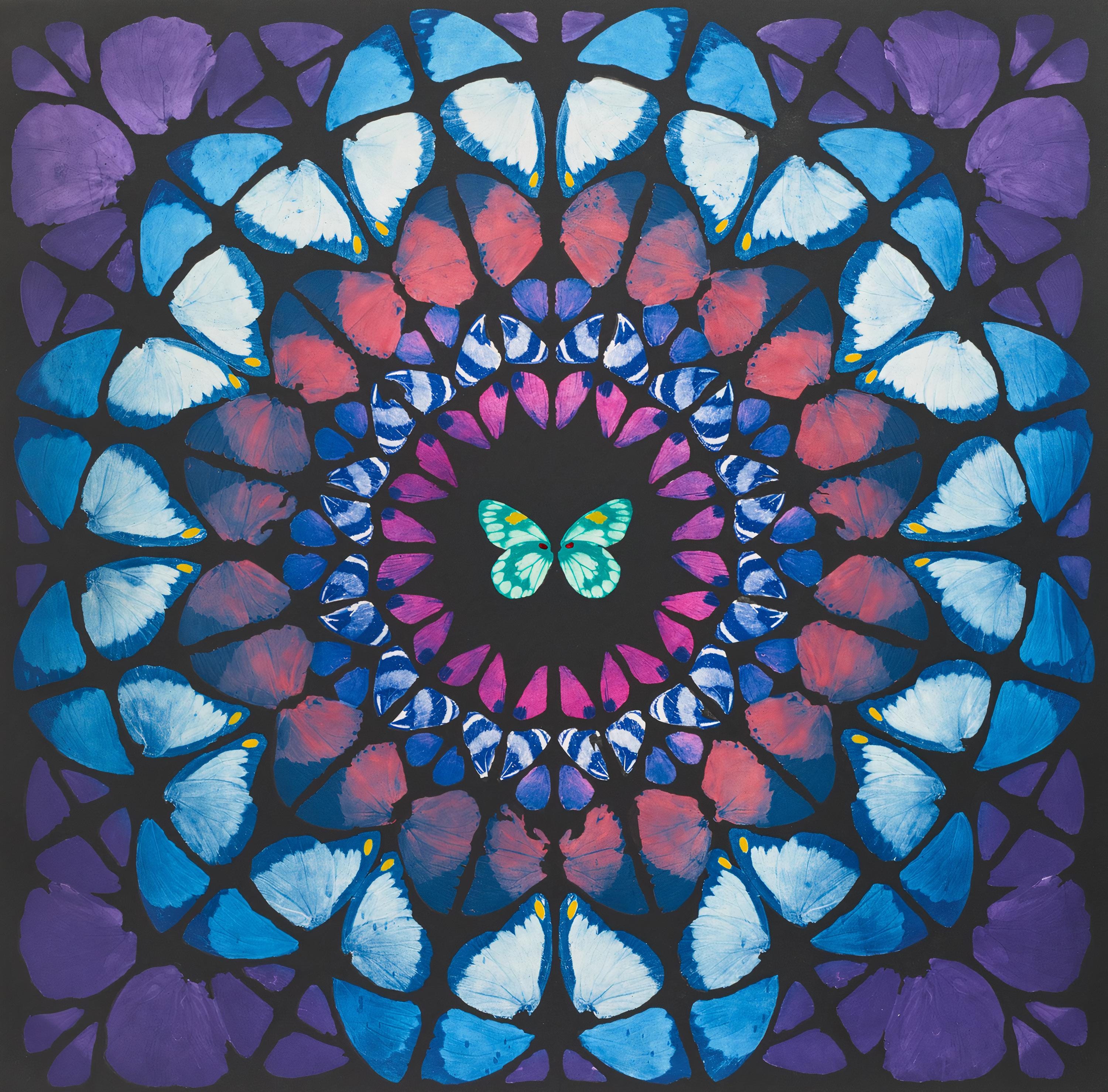 Damien Hirst, 'purple Butterflies', Fine Art Print, Various Sizes