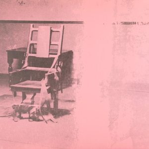 Andy Warhol, &#39;Electric Chair&#39;, Fine art print, 47x35 Inches, Other sizes available