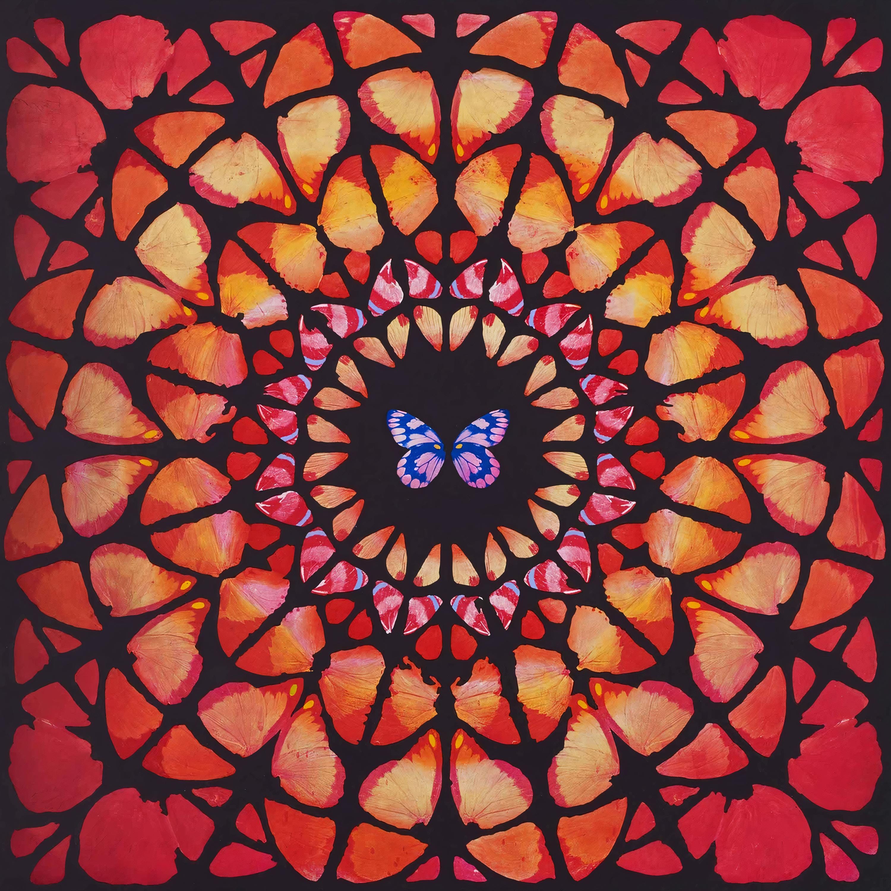 Damien hirst butterfly - Etsy 日本