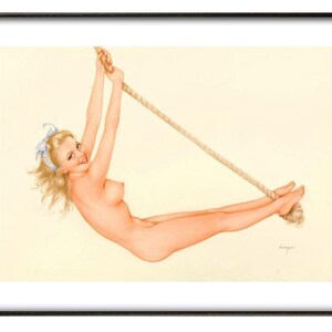 Alberto Vargas, &#39;Swing&#39;, Fine art print, Various sizes
