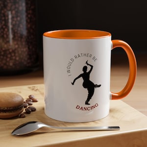 I Would Rather Be Dancing Mug Bharatanatyam Dancer CUSTOMIZABLE | Dancer's Inspiration Ceramic Cup, Gift for Dancer, Indian Classical, Muse