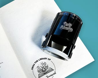 Custom Self-Inking Rubber Stamp - 10 New Designs Personalized Logo Craft  Packaging Stamp Unique Gift