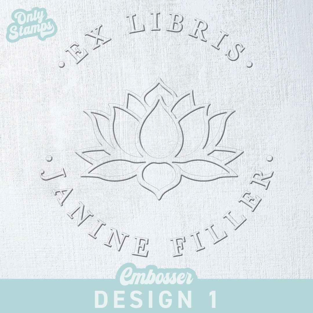 Book Embosser Personalized - Library Embosser - Custom Embosser ...
