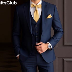 Cocktail Party Suit - Men Blue Suit - Men Wedding Suit - Wedding Wear Suit - Groom Wedding Wear - Men Tuxedo Suit - Blue Wedding Wear
