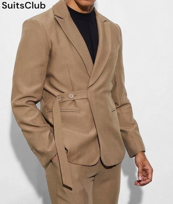 Abito da uomo di design Abito da sposo da uomo Abito a due