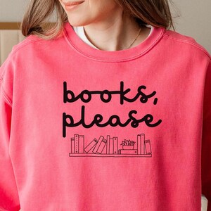 Brilliant x Wild | books please sweatshirt  gift for women crewneck womens sweatshirts, girlfriend gift, mental health shirt, comfort colors