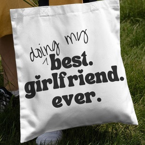 Brilliant x Wild | doing my best girlfriend ever  tote bag