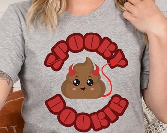 Camiseta de Halloween de Spooky Dookie, divertida camiseta de otoño