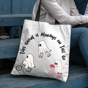 Briljant x Wild | ghoul on the go draagtas draagtassen, schattige draagtassen, draagtas, canvas draagtas, canvas draagtas