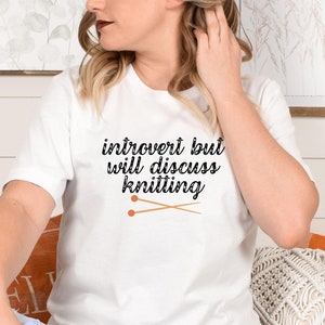 introverso maglia sarcasmo detto abbigliamento scatola sarcastico maglietta magliaio citazioni adulto maglietta umoristica maglietta divertente donne crafter crafting