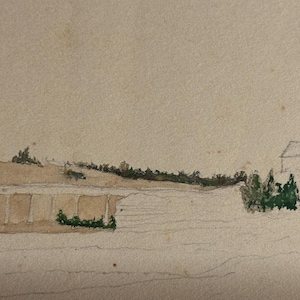 Original Watercolor Landscape