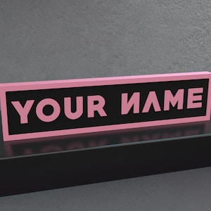 KPOP Custom Desk Sign - Free Previews (Message us)