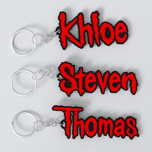 Metal Band Custom Keychain - Kostenlose Vorschau (Nachricht an uns)
