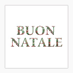 Glückwunschkarte, Weihnachten, Karte, Merry Christmas, Buon Natale