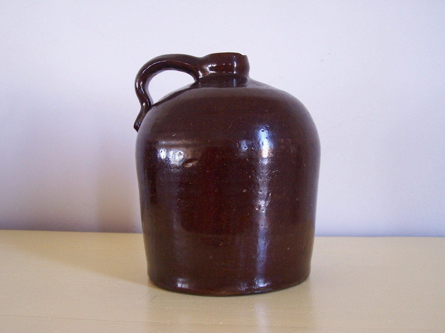 Antique Whiskey Jug Brown 9 and a Half Inches | Etsy