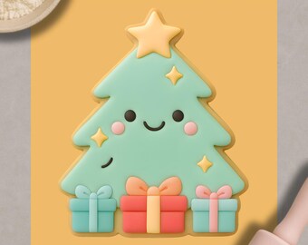 Christmas Tree Cookie Cutter – Holiday Baking Mold