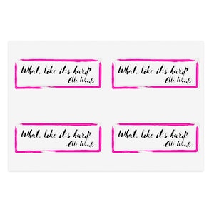 Sticker Sheets, Legally Blonde Quote Stickers, Laptop Decals, Planner Accessories, Scrapbook Supplies, Vinyl Sticker Pack