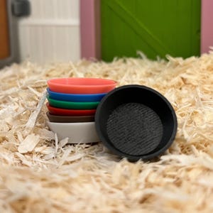 Set of 2 Model Horse Feed Pan For Breyer and Schleich Horses