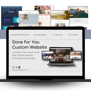 Custom Website Design, Custom Website, Small Business Website, Website Design, Web Design Custom,  Website Management Features Included