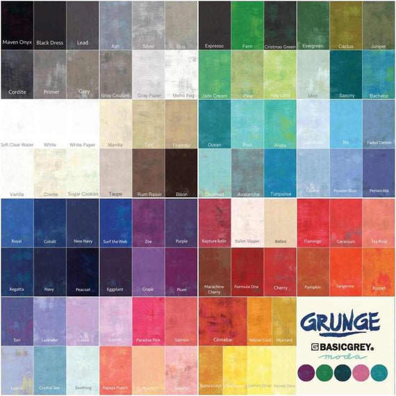 19+ Grunge Fabric Color Chart
