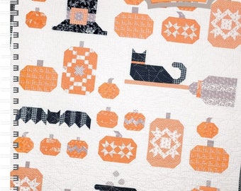 Quilt Booklet of Patterns Halloween Witch's Night Out by It's Sew Emma