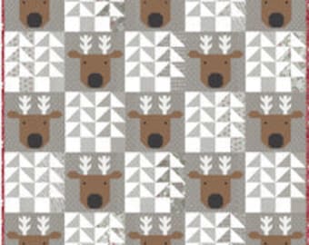 Reindeer Xing Christmas Quilt Pattern by Lella Boutique