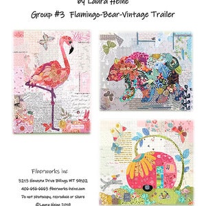 Collage Quilt Pattern Teeny Tiny  Group 3 by Laura Heine