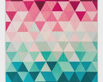 Quilt Kit Triangle Fade 3 Sizes Free Shipping
